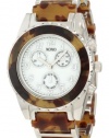 XOXO Women's XO5438 Tortoise Analog Bracelet with Tortoise Bezel Watch