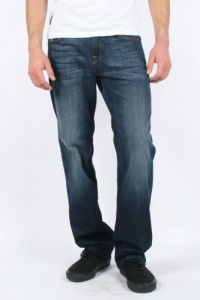 7 For All Mankind - Mens Austyn Straight Leg Jeans in Deep Blue, Size: 34, Color: Deep Blue