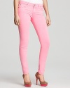 Ultra-skinny and electrically hued, these 7 For All Mankind skinny jeans master the color-pop denim trend with panache.