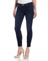 7 For All Mankind Women's Crop Slim Cigarette, Radiant Medium Blue, 27