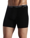 ck one Men's Cotton Stretch Boxer Brief, Black, X-Large