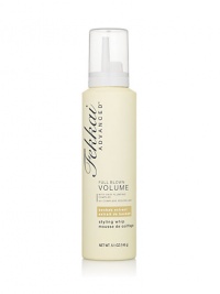 Hair plumping complex with Baobab lightweight whip elevates every strand keeping your style all day. 5.1 oz. 