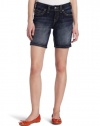 Silver Jeans Juniors Suki Curvy Fit Denim Short, Dark Blue, 26