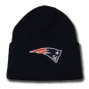 NFL CUFF BEANIE KNIT HAT NEW ENGLAND PATRIOTS BLUE PATS