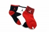 Nike Kids' Jump Man Performance Boys Black/Red/White Socks 3-Pair (Shoe 3Y-5Y Sock 7-9)