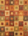 Liora Manne Karela Boxes Terracotta Contemporary 8' x 10' Rug- 7115-24