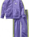 Puma - Kids Girls 2-6x Pant Jacket And Tricot Track Set, Purple Opu, 6