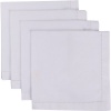 Now Designs Set of 4 Hemstitch Napkins, White