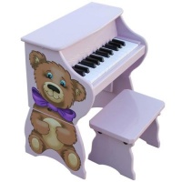 Schoenhut 9258TB - 25 Key Teddy Bear Piano Pal (Purple)