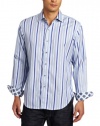 Robert Graham Men's Buckingham Long Sleeve Sport Shirt