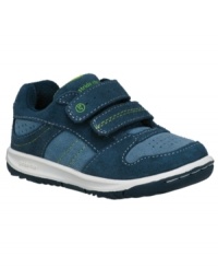 Low profile. These Shane sneakers from Stride Rite have a sweet low-riding style with a comfy fit, perfect for little feet.