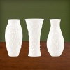 Opal Innocence Carved Small Vase (Set of 3)