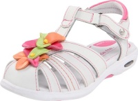 Stride Rite SRT PS Amelia Sandal (Toddler/Little Kid),White/Bright,13.5 W US Little Kid