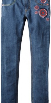 Desigual Girls 7-16 Stretch Denim Skinny Jean, Denim, 13/14