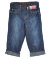 GUESS Belted 5 Pocket Jeans, MEDIUM STONE (18M)