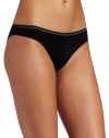 Calvin Klein Women's Naked Glamour Bikini Brief, Black, Small