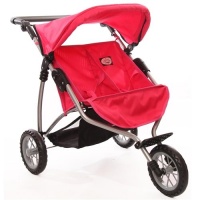 The New York Doll Collection Doll Twin Stroller for Ages: 4+