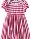 Splendid Littles Baby-Girls Infant Mini Rugby Stripe Dress,Cotton Candy,6-12 Months