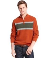 Stick with stripes and this Izod sweater for easy, instant style and comfort.