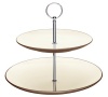 Noritake Colorwave Chocolate Two Tier Hostess Tray