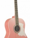 Johnson JG-100-PK Student Acoustic Guitar, Pink