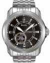 Bulova Men's 96A106 Automatic Mechanical Bracelet Black Dial Watch