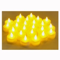 Instapark® LCL-24 Battery-powered Flameless LED Tealight Candles, 2-Dozen Pack