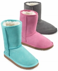 Get her geared up for cold weather with these stylish wool-lined boots from Emu.