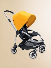 When you want to change the look of your Bee 2010 stroller, it's as easy as changing the color of the sun canopy. Easy to attach Comes in an array of rich colors Durable, washable 600 denier nylon Imported Please note: Stroller sold separately 