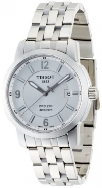 Tissot Men's T014.410.11.037.00 PRC 200 Silver Dial Stainless-Steel Bracelet Watch