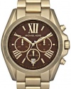 Michael Kors Bradshaw Gold-Tone Chronograph Ladies Watch MK5502