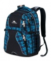 High Sierra Swerve Backpack (19 x 13 x 7.75-Inch, Blue/Black Plaid)