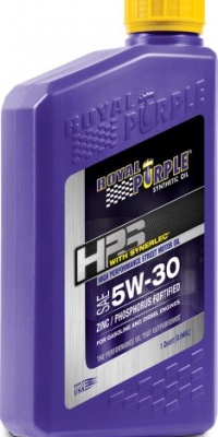 Royal Purple 32530 HPS 5W-30 High Performance Street Synthetic Motor Oil with Synerlec - 12 Quart