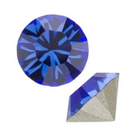 SWAROVSKI ELEMENTS Crystal #1028 Xilion Round Stone Chatons ss39 Sapphire (6)