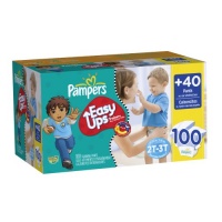 Pampers Easy Ups Boy Trainers Value Pack Size 4 S2t/3t 100 Count