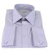 Modena Mens Solid Lavender French Cuff Dress Shirt