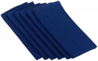 DII Everyday Basic Napkin Set of 6, Nautical Blue