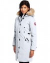 Canada Goose Women's Kensington Parka,White,Large