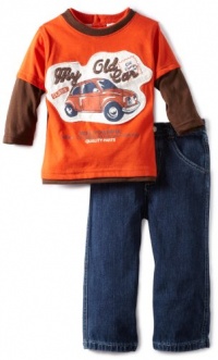 Little Rebels Boys 2-7 2 Piece My Old Car Pant Set