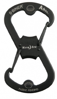 Nite Ize SBO-03-01 S-Biner Ahhh Carabiner Clip Bottle Opener