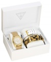 Feminine mystique you will love to mix and match: a watch set from GUESS.