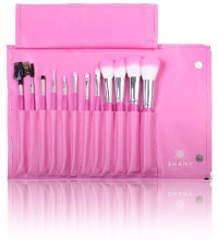 SHANY Pro Vegan Mineral Brush Set with Pink Clutch