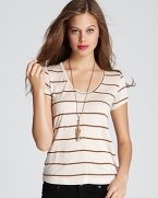 Kain Label updates your favorite tee with a supple feel and chic stripes.