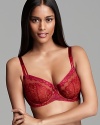 This lace underwire bra from Wacoal provides sexy support where you need it most.