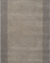 Area Rug 3x5 Rectangle Solid/Striped Lavender-Gray Color - Surya Mystique Rug from RugPal