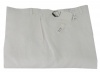 Calvin Klein Mens Flat Front Solid White Linen Dress Pants