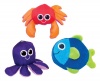 Sassy Soft Swimmers Animal Characters Bath Toy, 3 Pack