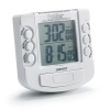 Polder 893-90 Dual Kitchen 20-Hour Timer/Clock/Stopwatch