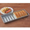 USA Pans 15 x 6 x 1.5 Inch New England Hot Dog Pan, Aluminized Steel with Americoat