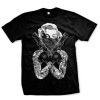 Men's Gangster Marilyn Monroe T-Shirt Tee Guns Up Tattoos